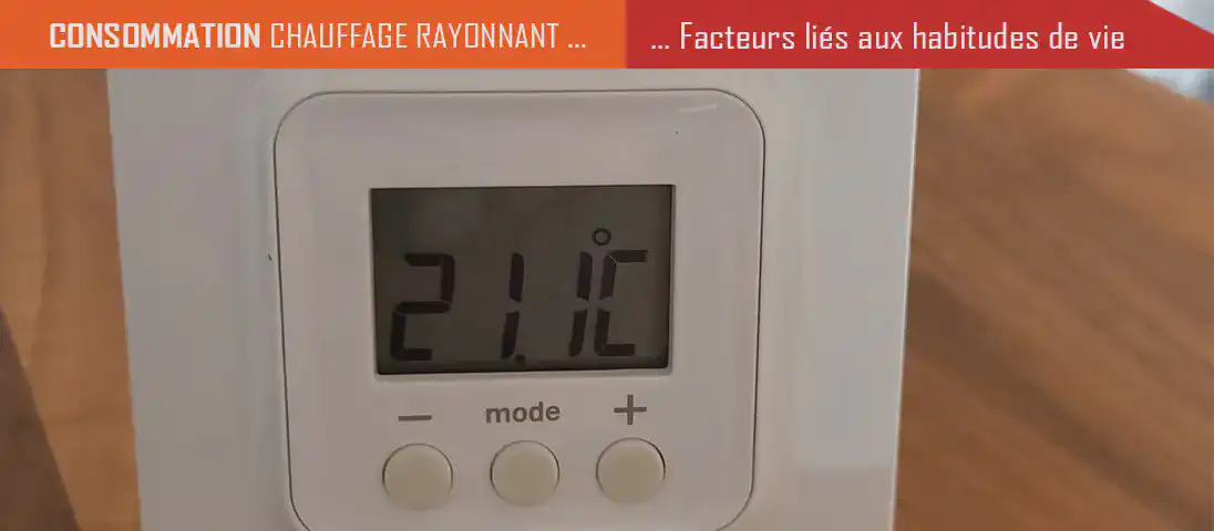 la consommation électrique chauffage à infrarouge dépend de la température ambiante choisie