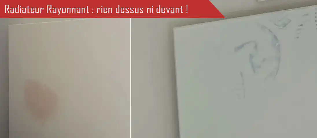 image title Pourquoi aucun objet ne doit être laissé sur le radiateur ?
