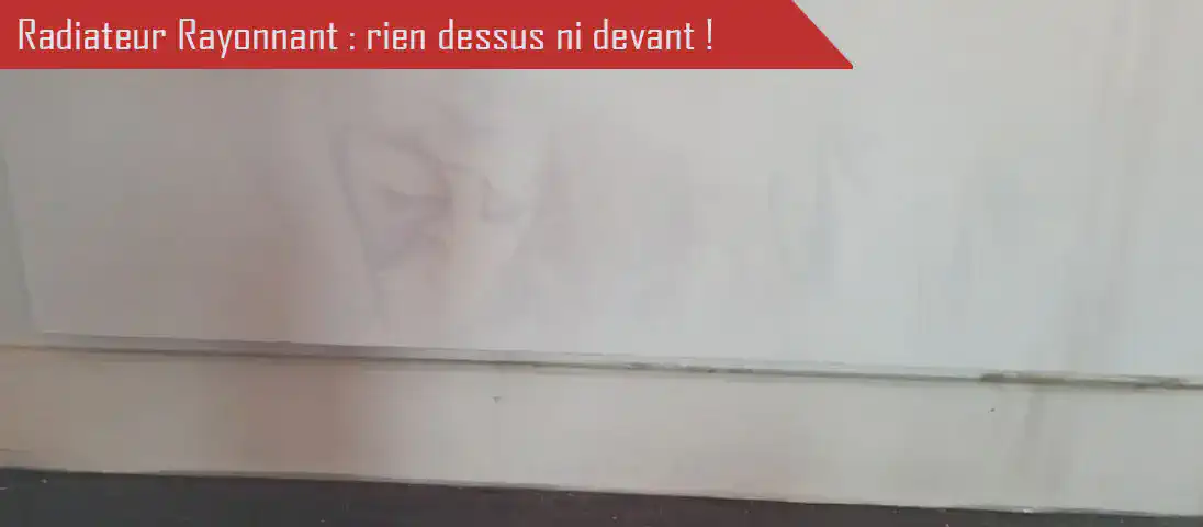 image title Pourquoi aucun objet ne doit être laissé sur le radiateur ?