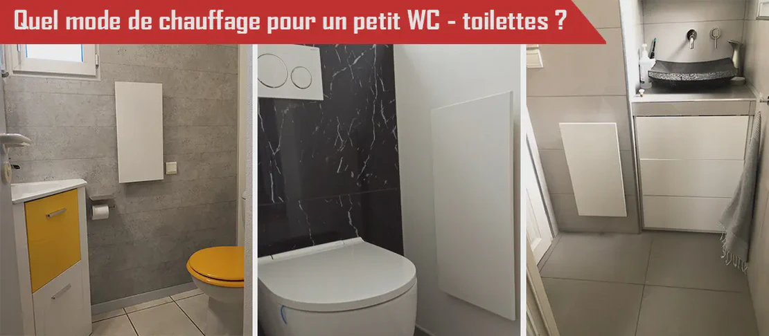 Comment chauffer un toilette ou un WC efficacement et sans perte de place ?