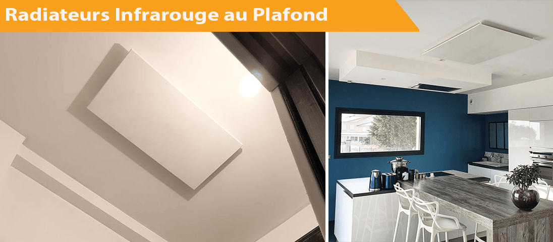 positionnement du chauffage rayonnant au plafond